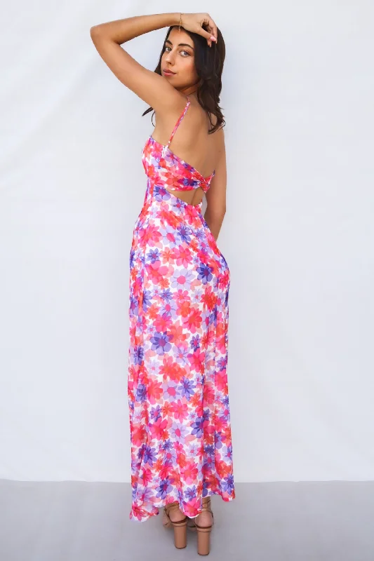 Great Deals Nova Maxi Dress - Pink Floral