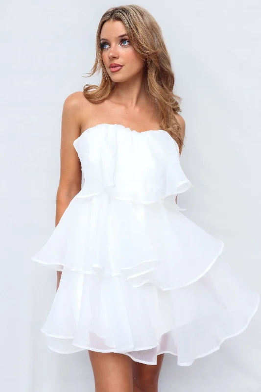 Special Price Zimmi Mini Dress - White