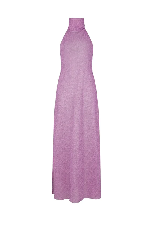 Online Exclusive Lumiere Turtleneck Dress Glicine