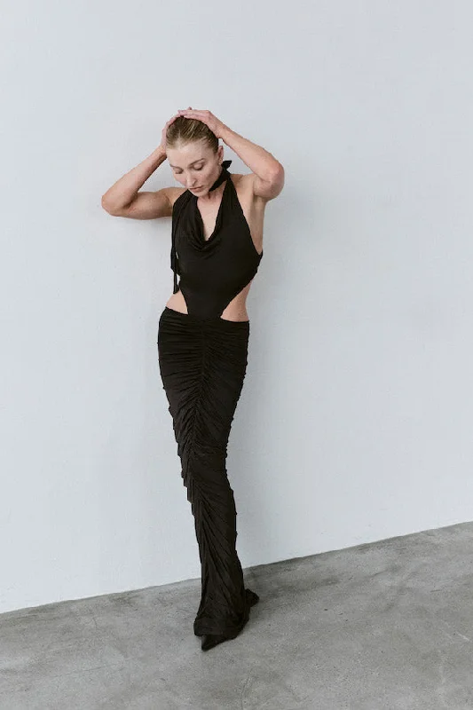 Early Access Uppereast Maxi Dress Black