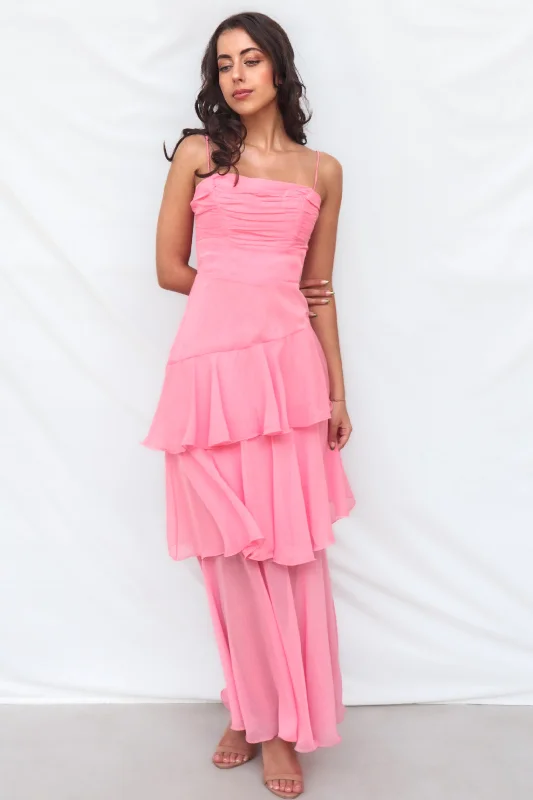 Stock Clearance Tommi Maxi Dress - Blush