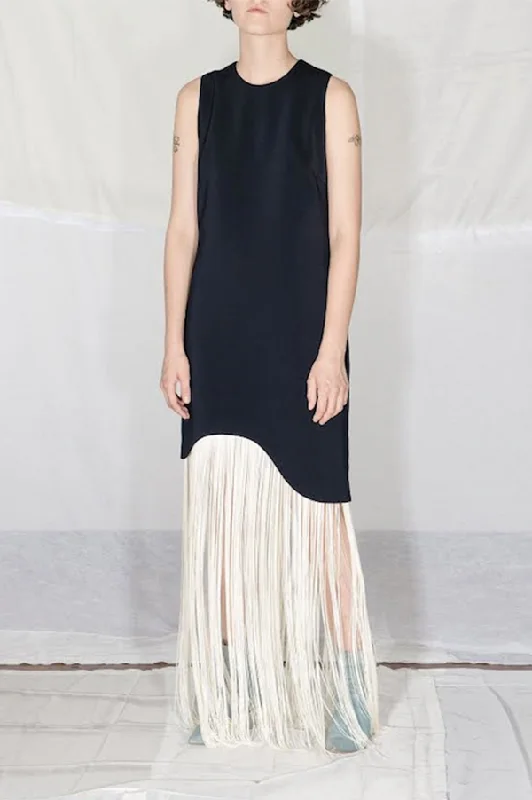 Anniversary Sale Curved Fringe Dress (Sold Out)