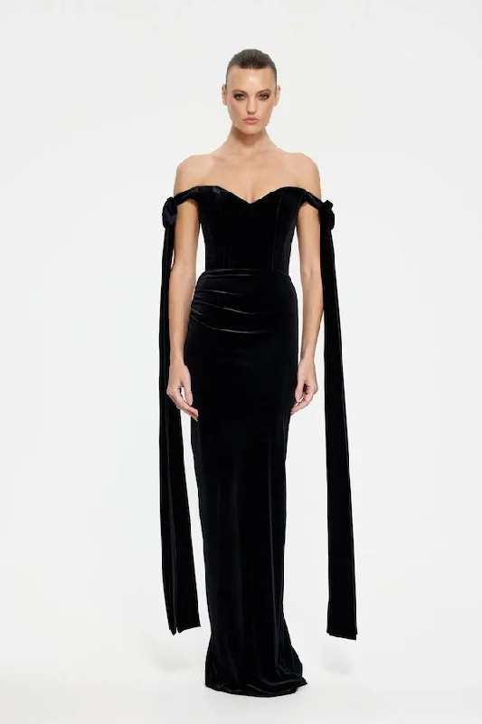 Super Sale Ginger Gown Black Velvet