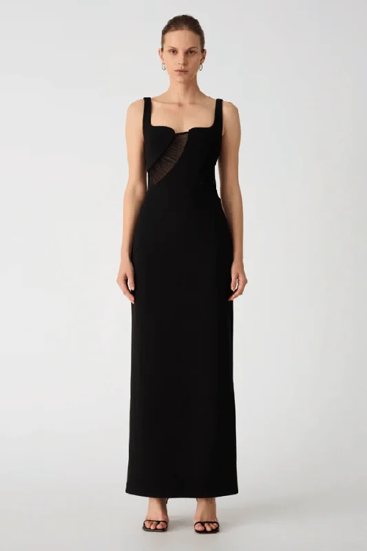 Closeout Sale Daphne Maxi Dress Black