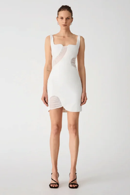 Crazy Savings Lupita Mini Dress Ivory