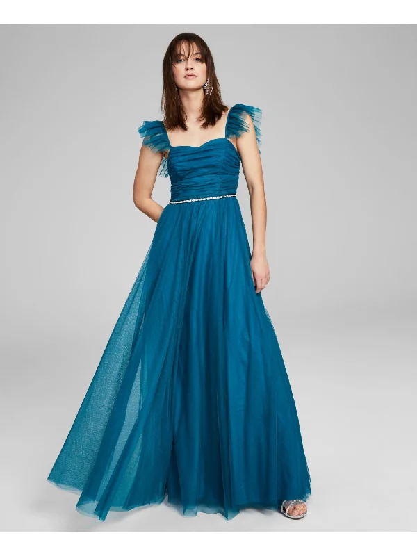 Special Discount CITY STUDIO Womens Ruffled Sweetheart Neckline Full-Length Prom Gown Dress Special Discount CITY STUDIO Womens Ruffled Sweetheart Neckline Full-Length Prom Gown Dress