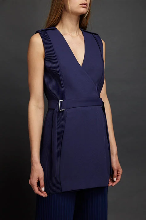 Don’t Miss Out Corrugated Pleat Mini Dress