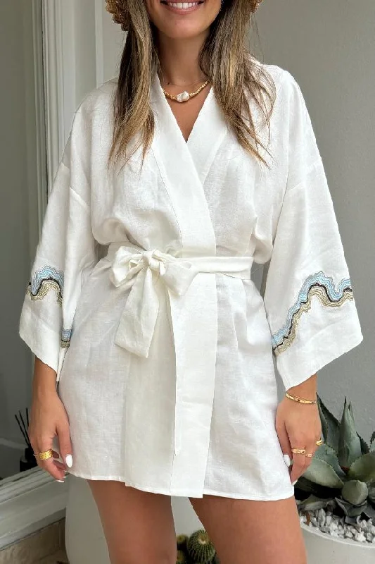Special Savings Serene Kimono Dress Cream