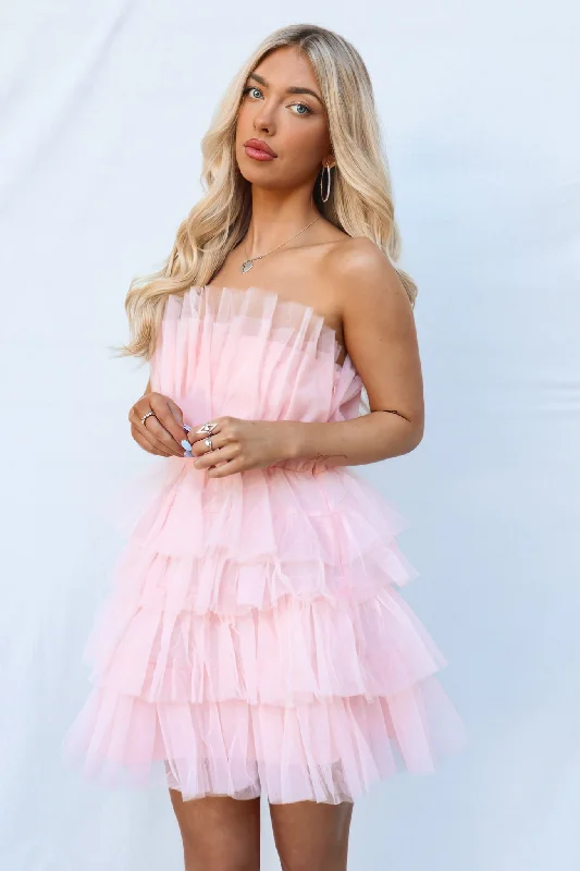 Special Savings Kyrie Mini Dress - Baby Pink