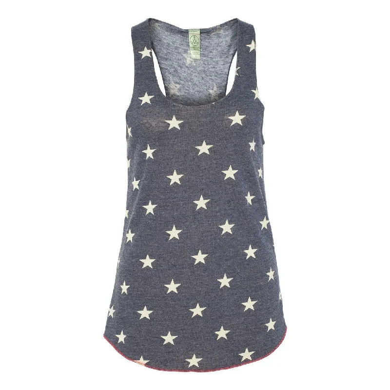 Take Advantage Alternative Women's Printed Meegs Eco-Jersey Racerback Tank