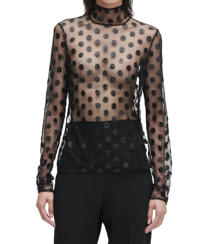 Referral Discount Arda Top In Black