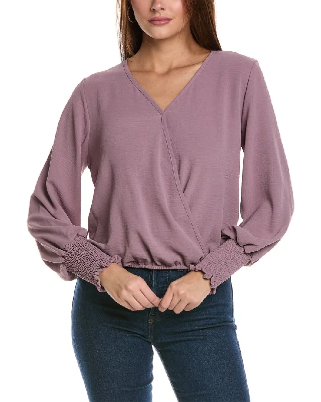Fantastic Offers ARIELLA Surplice Blouse