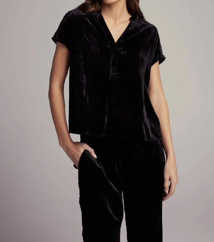 Act Now Attica Shirt In Black