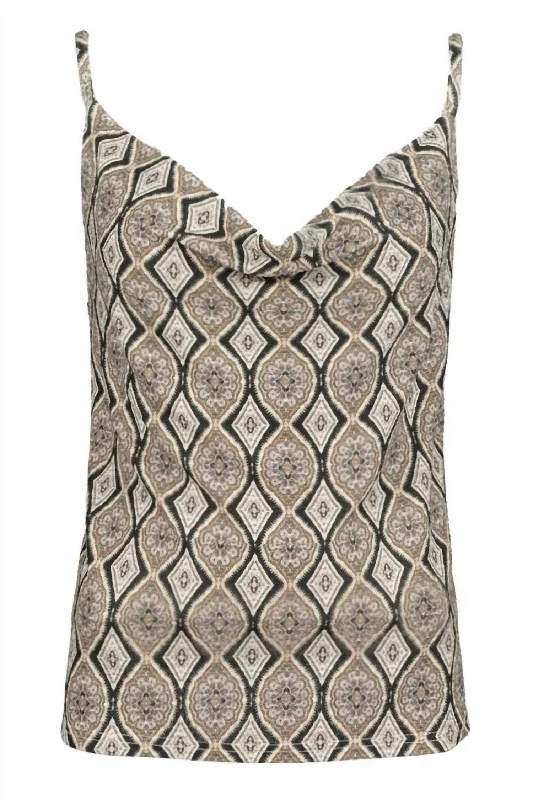 Value Deals Audrina Cami Top In Shimmer Print