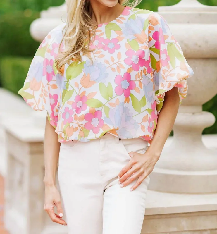 Exclusive Savings Ava Mae Bubble Top In Pink