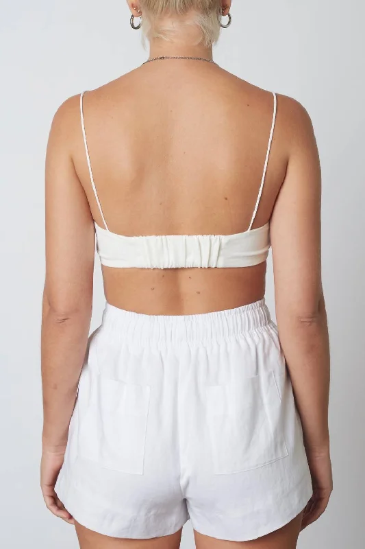 Reduced Prices Barely There Bralette Top In White