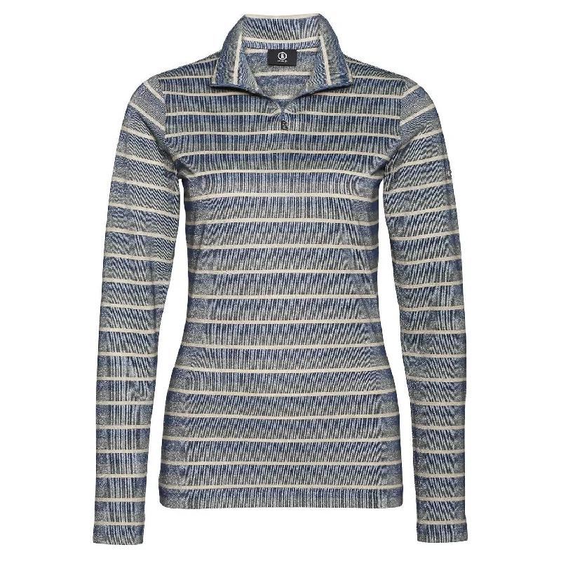 Major Savings Beline Top In Blue / Champagne