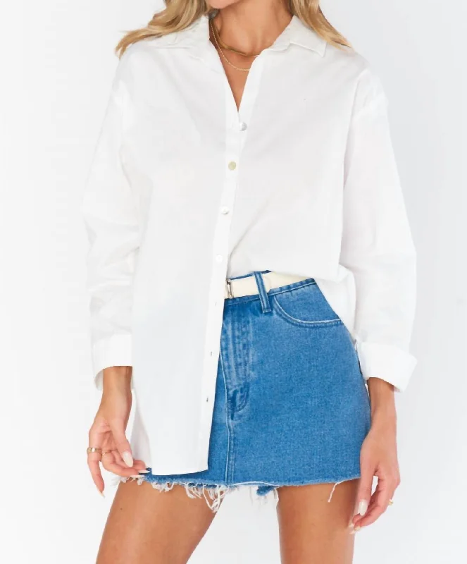 Extra Discounts Berman Button Down In White