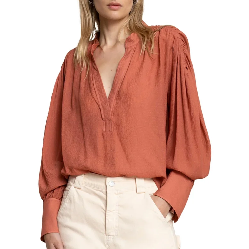 Best Deals Blake Chiffon Top In Russet
