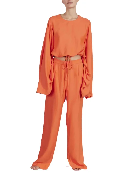 Hurry In Boracay Shirt In Tomato