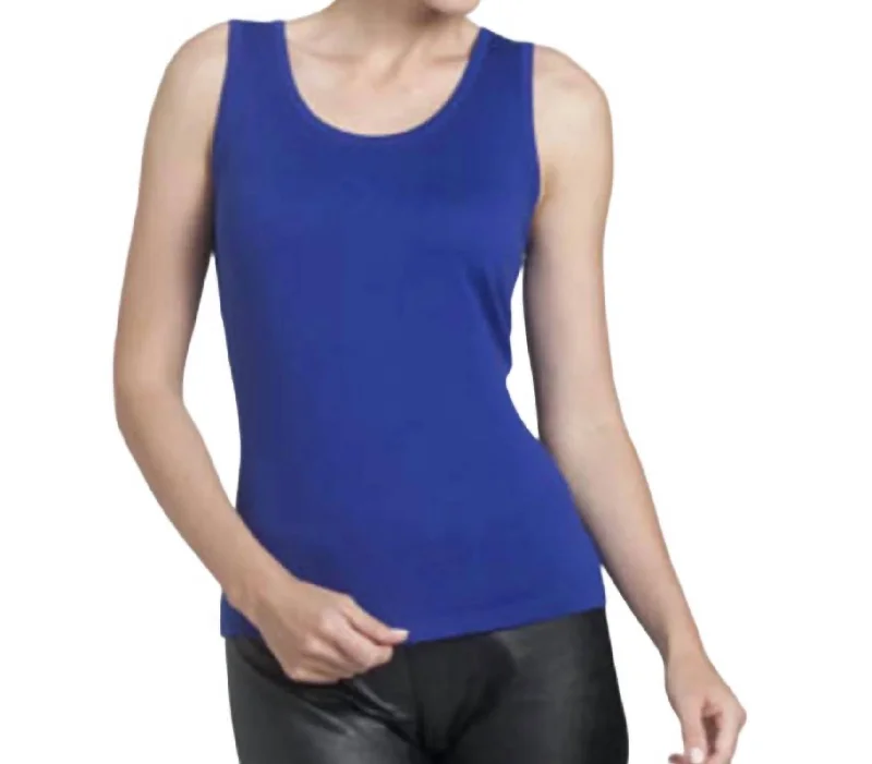 Special Price Bra- Friendly Tank In Cobalt