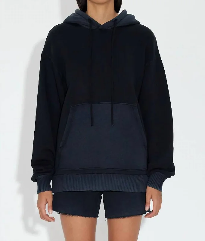 Exclusive Deal Brooklyn Oversized Hoodie In Vintage Black