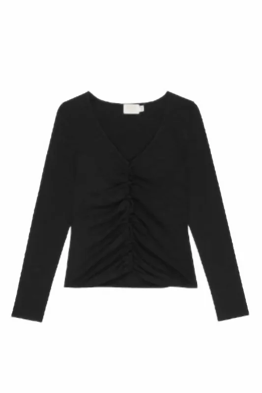 Crazy Deals Cambria Long Sleeve In Jet Black