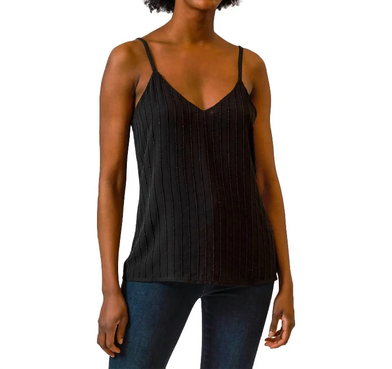 Holiday Sale Carter Beaded Cami Top In Black