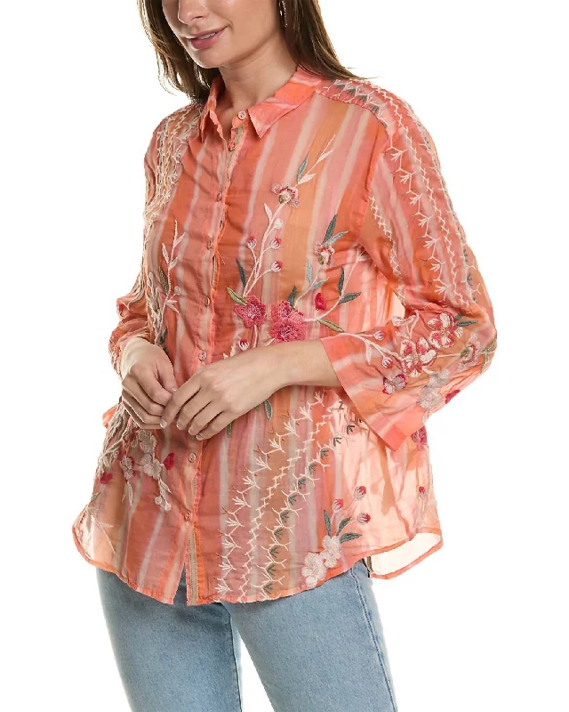 One-DAY Sale Cherri Kimono Sleeve Shirt In Multi