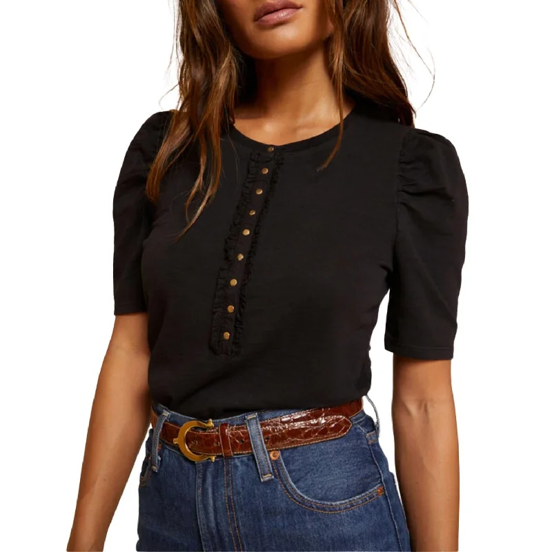 Amazing Deals Cleo Top In Jet Black