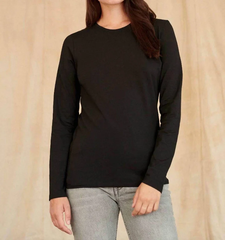 Exclusive Offers Crew Neck Tee In Black