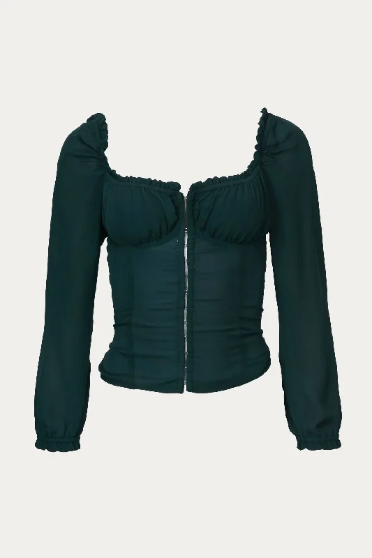 Today's Special Dakota Top In Emerald