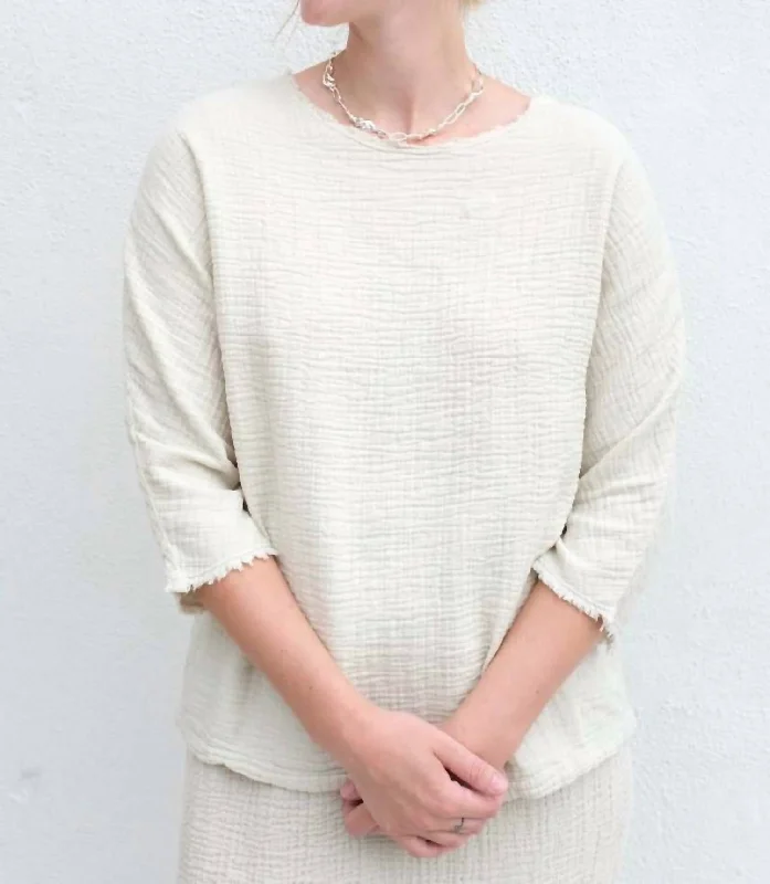 Special Discount Dolman Top In Cloud