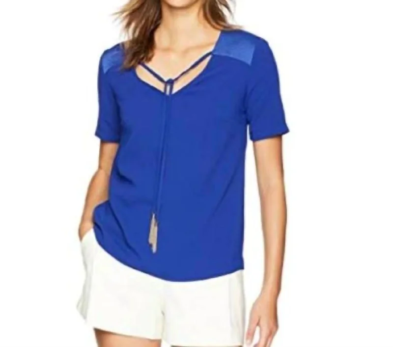Online Exclusive Escondido Top In Blue