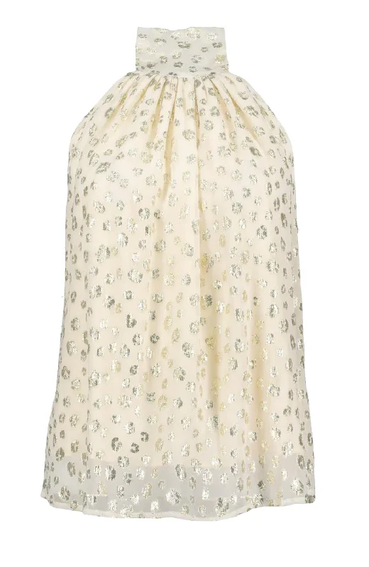 Lowest Price Esme Tie Neck Top In Mtc Animal