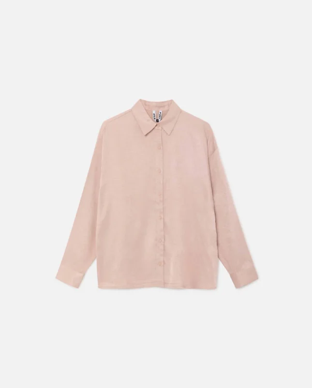 Extra Savings Flowy Long-Sleeved Shirt In Pink