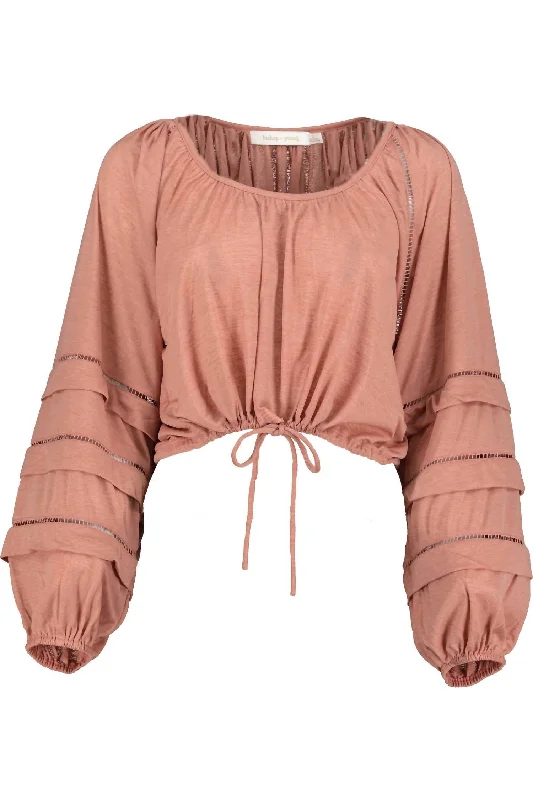 Price Drop Alert Free Spirit Kiki Drawstring Tee In Divine