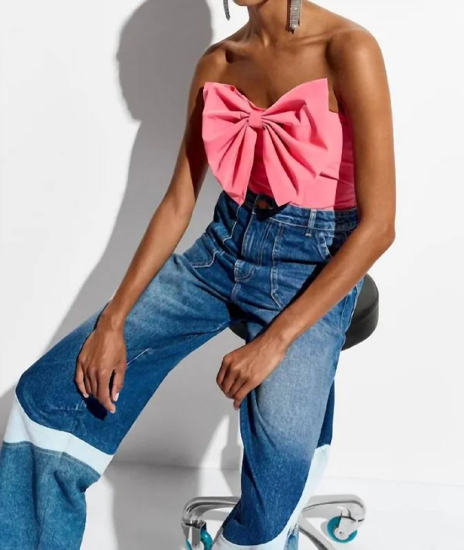 Fantastic Deals Freesia Bow Bodice In Pink