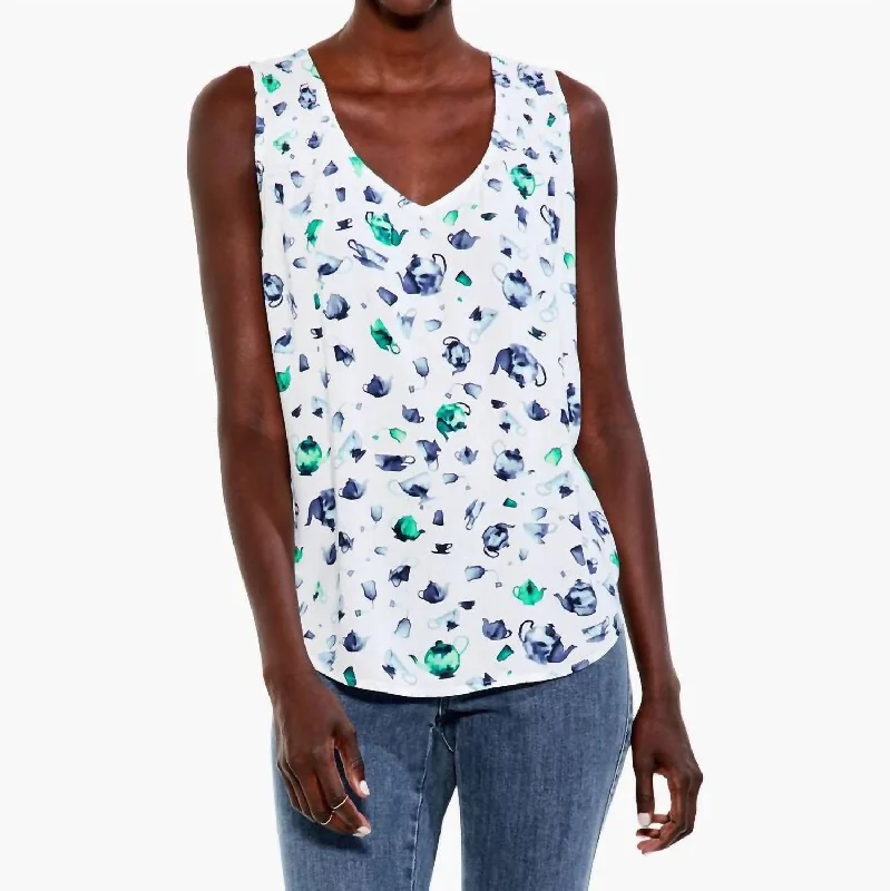 Limited Time Discount Garden Party Tank In Green Multi