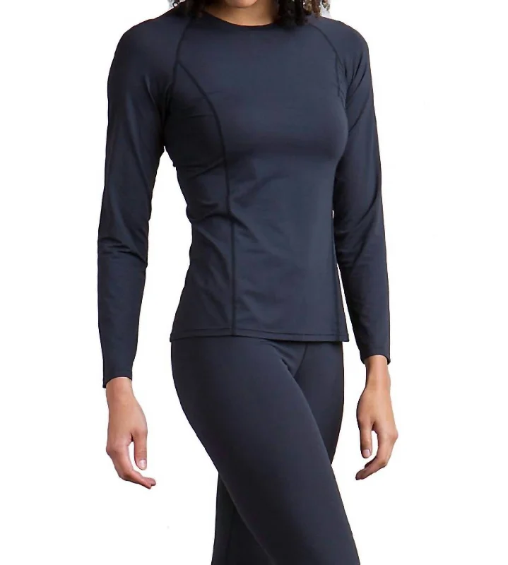 Special Promotion Give-N-Go Performance Base Layer Crew Tee In Black