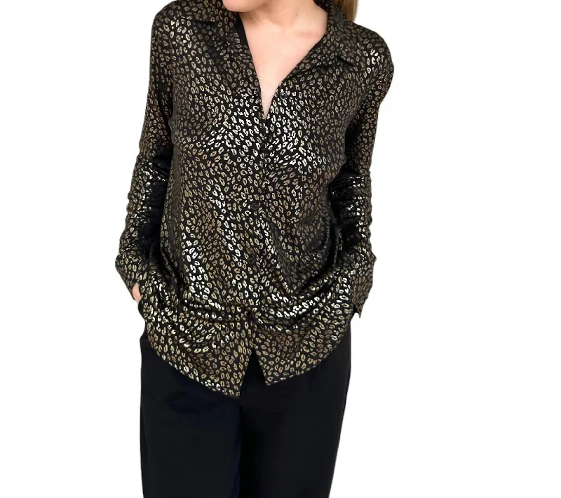 Today’s Deal Gold Digger Lurex Shirt In Black