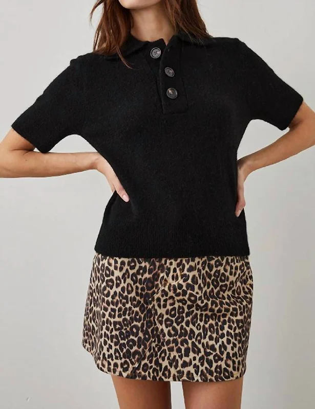 Overstock Greta Top In Black