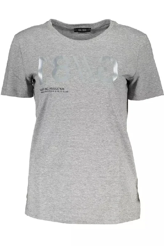 Today's Special Guess Jeans Chic  Logo Tee with Wide Women's Neckline
