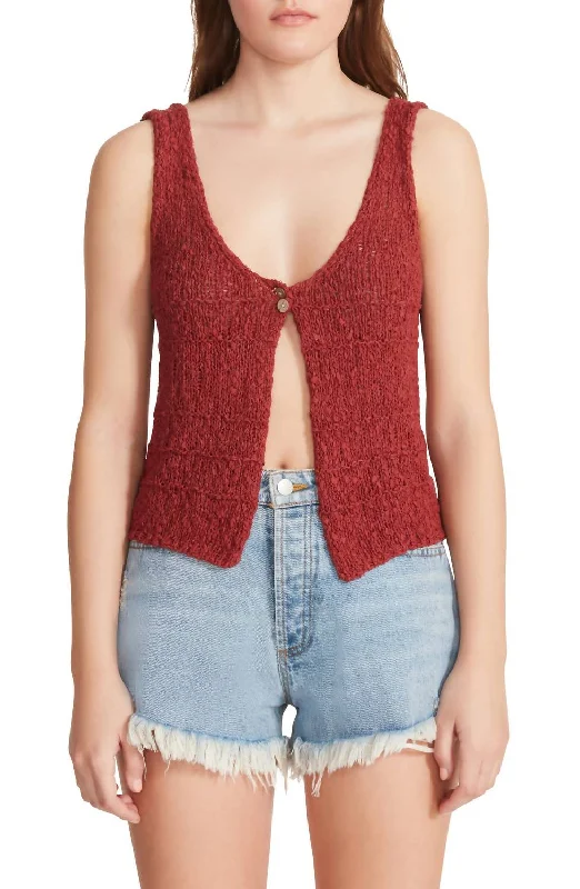 Take Advantage Happy Hour Top In Spiced Apple