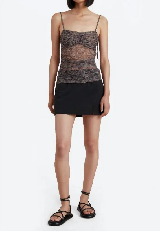 Price Drop Hideaway Camo Tank In Black
