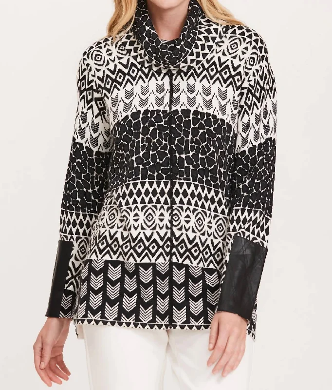 Special Offer Inca Tunic Long Sleeve Top In Multi