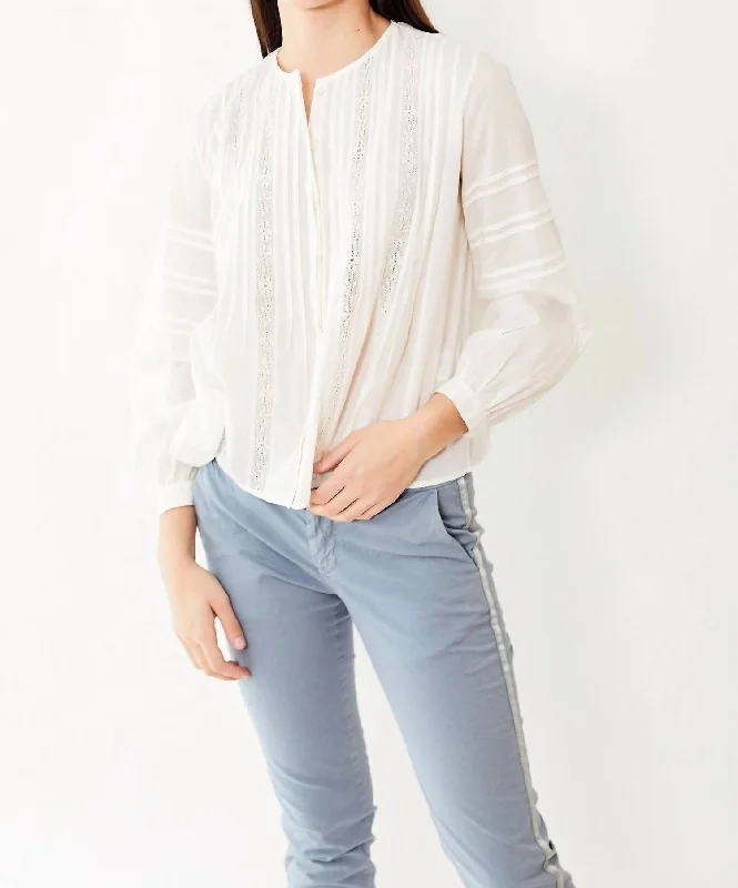Year-End Sale Iris Top In Ivory