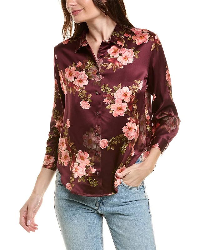 Mega Deal Johnny Was Petite Winonna Silk Shirt