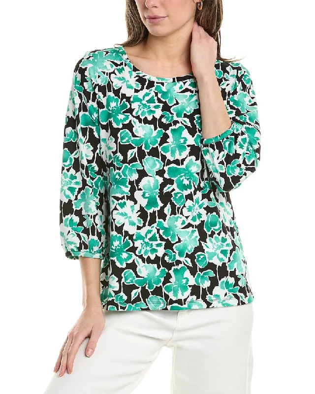 Shop and Save Jones New York Puff Cuff Top