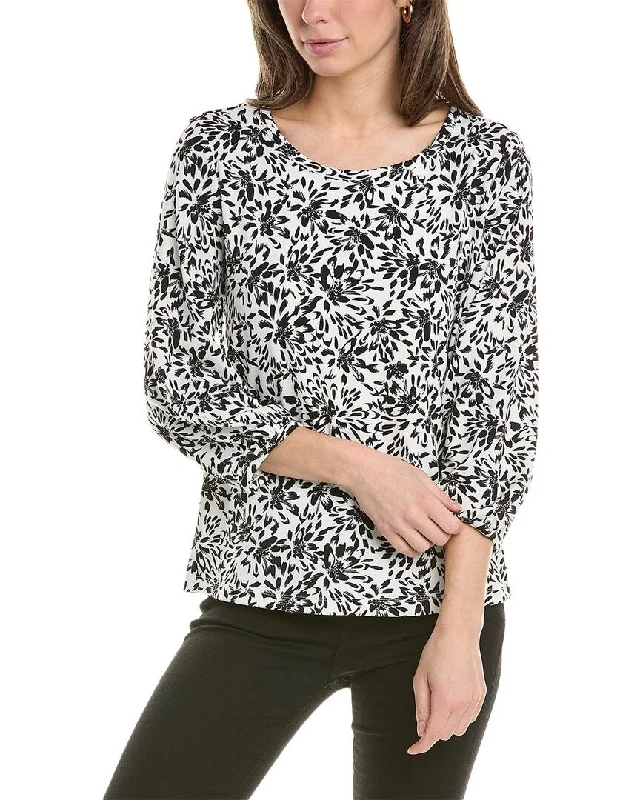 Final Clearance Jones New York Puff Cuff Top